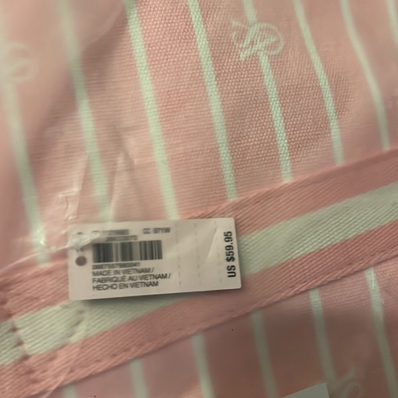 Victoria’s Secret Stripe Pink Tote - Picture 3 of 4